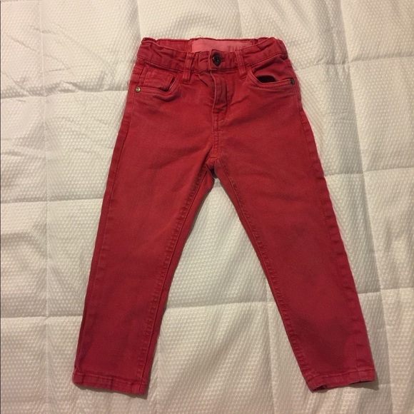 red skinny jeans boys